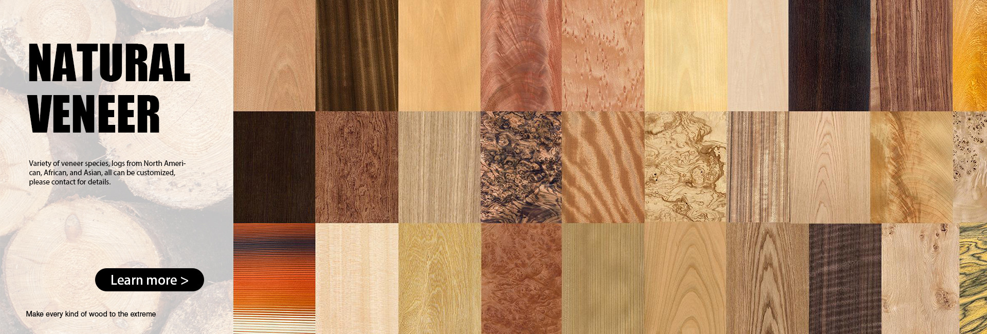 calidad Chapa de madera natural fábrica