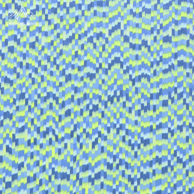 Camuflaje de chapa de ingeniería Plumas azules de pavo real Color 0,4 mm